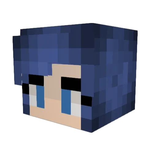 7mac11s Minecraft avatar head, 3D render