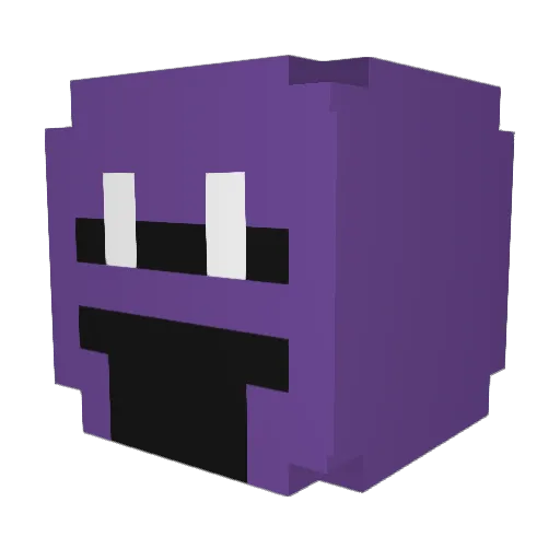 7mnycr7 Minecraft avatar head, 3D render