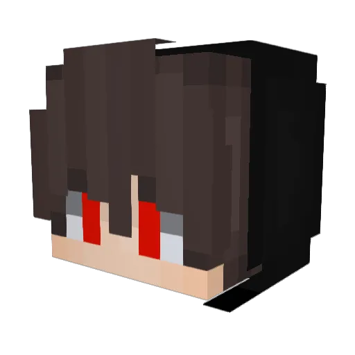 7moody_ Minecraft avatar head, 3D render