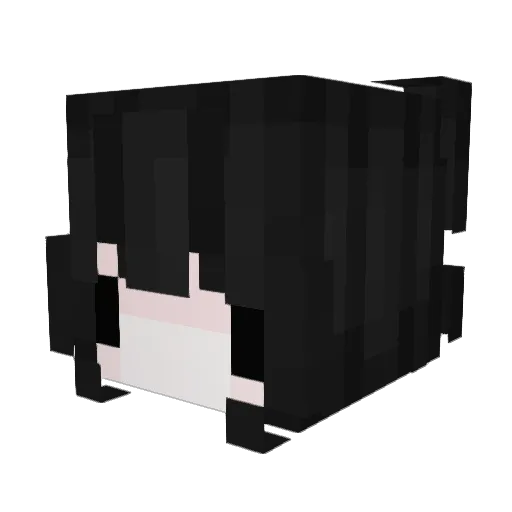 7natt Minecraft avatar head, 3D render