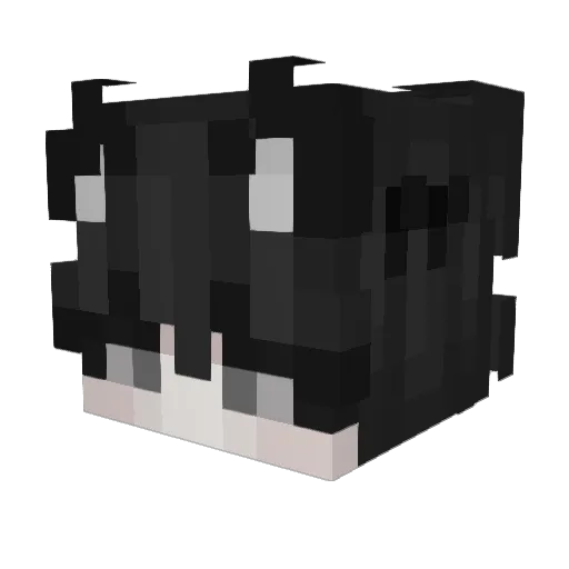 7nz3 Minecraft avatar head, 3D render