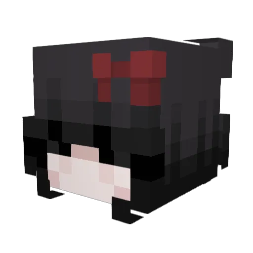 7ru3 Minecraft avatar head, 3D render