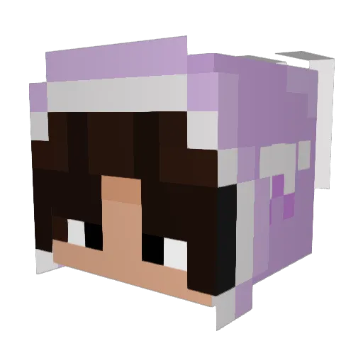 7rust Minecraft avatar head, 3D render
