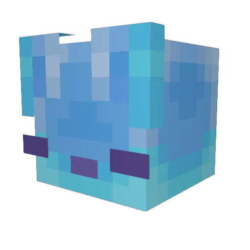 7rvb Minecraft avatar head, 3D render