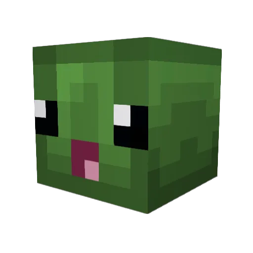 7s7ose Minecraft avatar head, 3D render