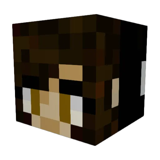 7sabella Minecraft avatar head, 3D render