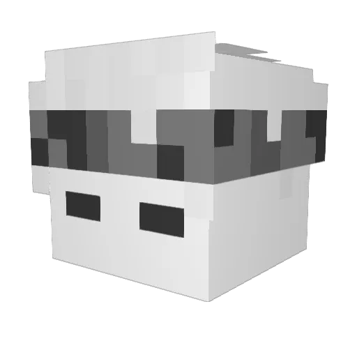 7sassy Minecraft avatar head, 3D render