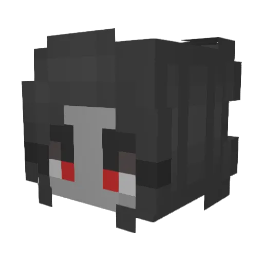 7shynia Minecraft avatar head, 3D render