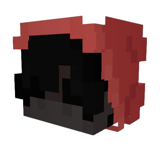 7stah Minecraft avatar head, 3D render