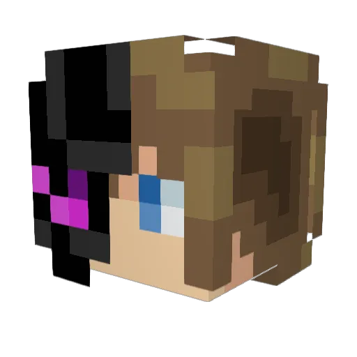 7tanatos7 Minecraft avatar head, 3D render