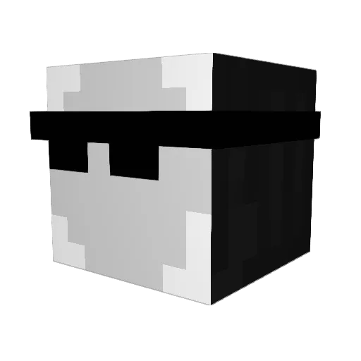 7tavares Minecraft avatar head, 3D render