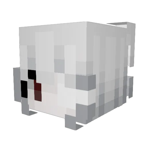7texxa Minecraft avatar head, 3D render