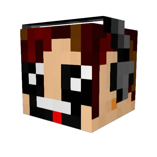 7th_Column Minecraft avatar head, 3D render