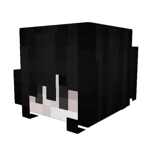 7timr Minecraft avatar head, 3D render