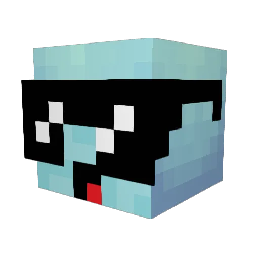 7urtleKnight Minecraft avatar head, 3D render