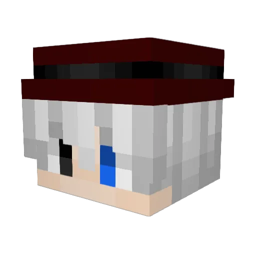 7venom7 Minecraft avatar head, 3D render