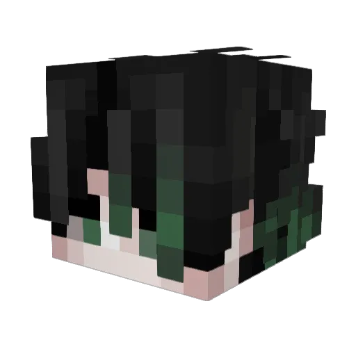 7vzt Minecraft avatar head, 3D render