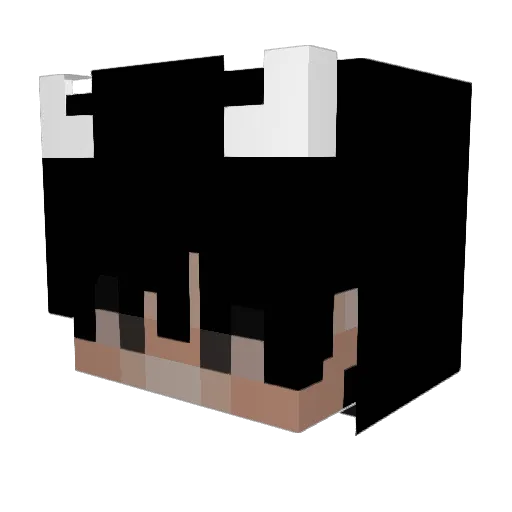 7wayze Minecraft avatar head, 3D render