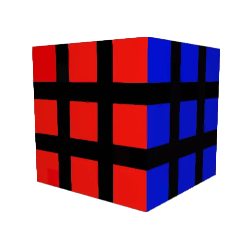 7x9 Minecraft avatar head, 3D render
