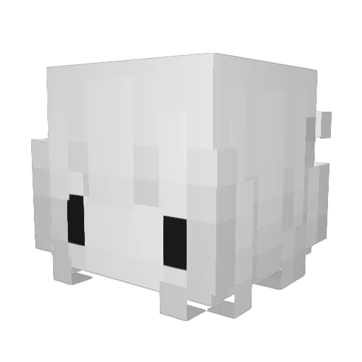 7zYenzz Minecraft avatar head, 3D render