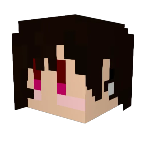 7zig Minecraft avatar head, 3D render