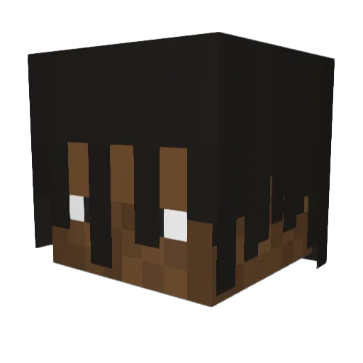 808SOSA Minecraft avatar head, 3D render
