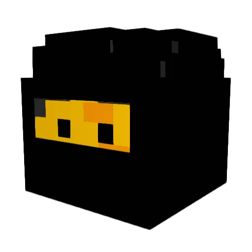 808sOnly Minecraft avatar head, 3D render