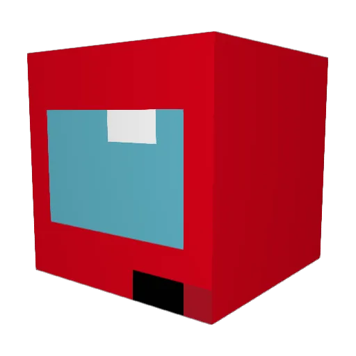 80alex Minecraft avatar head, 3D render