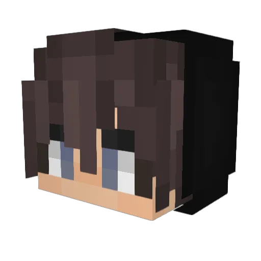 80sJouRneY Minecraft avatar head, 3D render