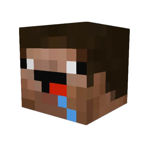 81N6_80N6 Minecraft avatar head, 3D render