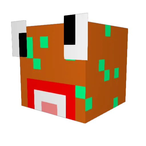81blunoodlez Minecraft avatar head, 3D render