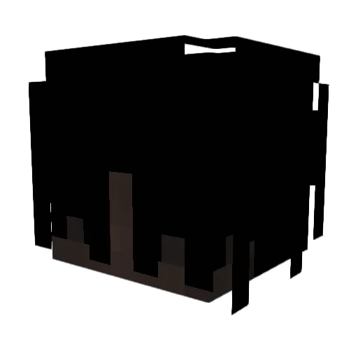 825hp Minecraft avatar head, 3D render