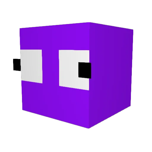 83ar Minecraft avatar head, 3D render