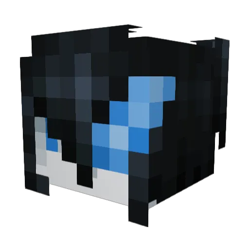 843402751 Minecraft avatar head, 3D render