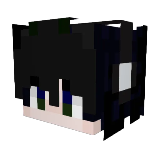 84lezi Minecraft avatar head, 3D render