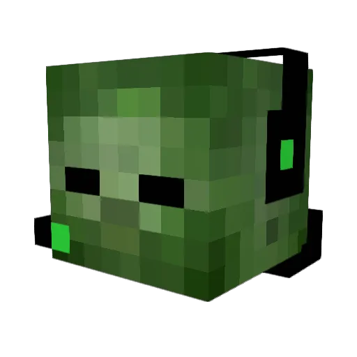 8604 Minecraft avatar head, 3D render
