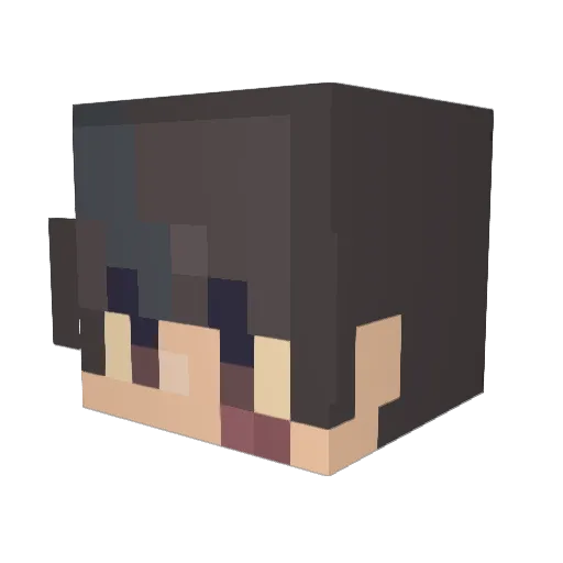 86JOEL Minecraft avatar head, 3D render