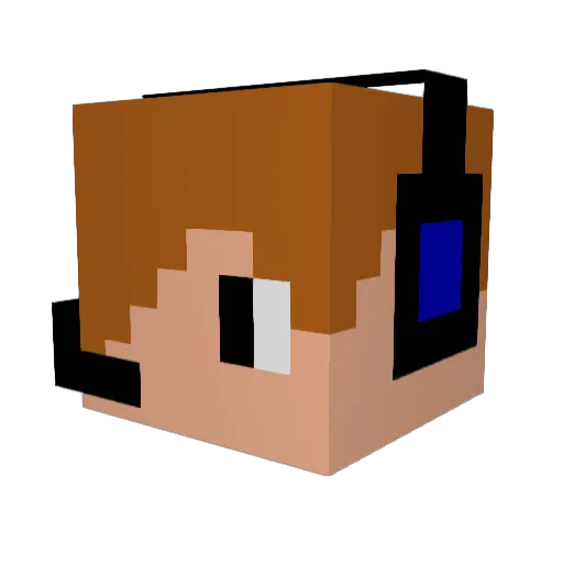 878ianboy Minecraft avatar head, 3D render