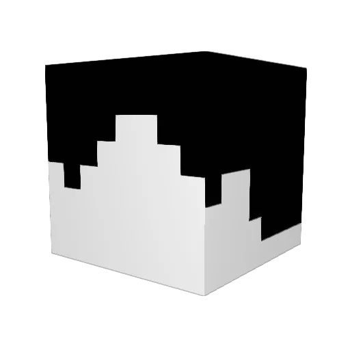 8803 Minecraft avatar head, 3D render