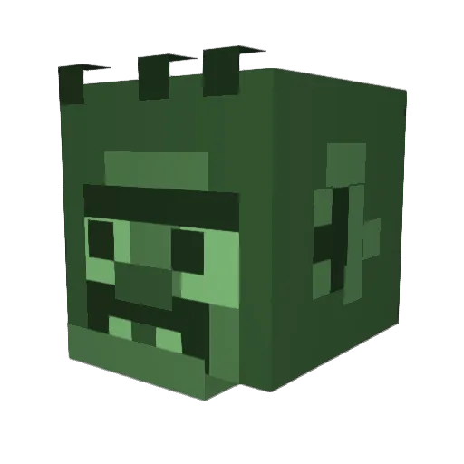 888Emil888 Minecraft avatar head, 3D render