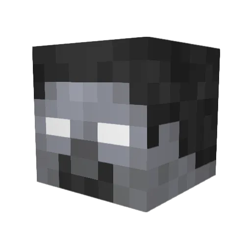 888guap Minecraft avatar head, 3D render