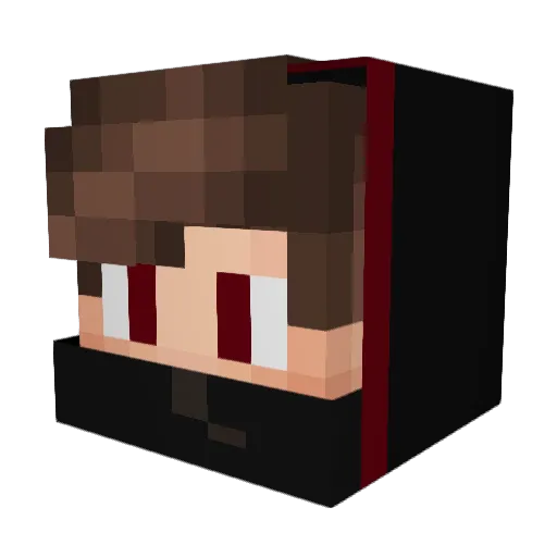 88LizardWizards Minecraft avatar head, 3D render