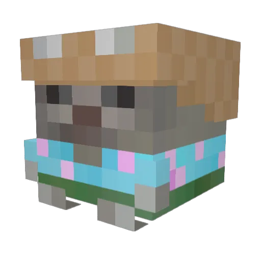 88MoonCat88 Minecraft avatar head, 3D render