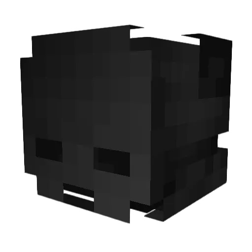 88k8 Minecraft avatar head, 3D render