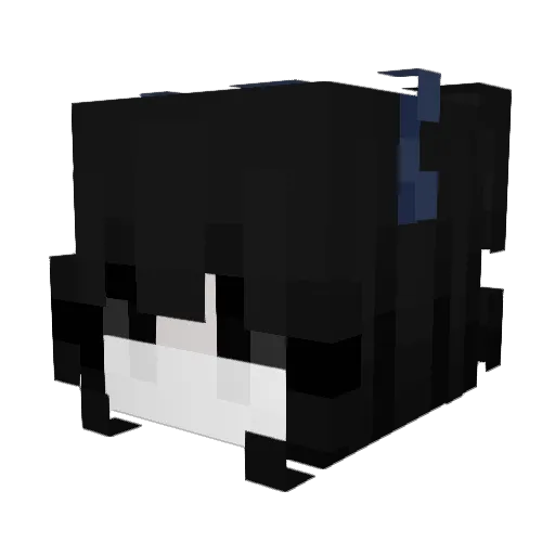 88pove Minecraft avatar head, 3D render