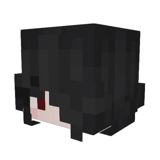 8910JQKA Minecraft avatar head, 3D render