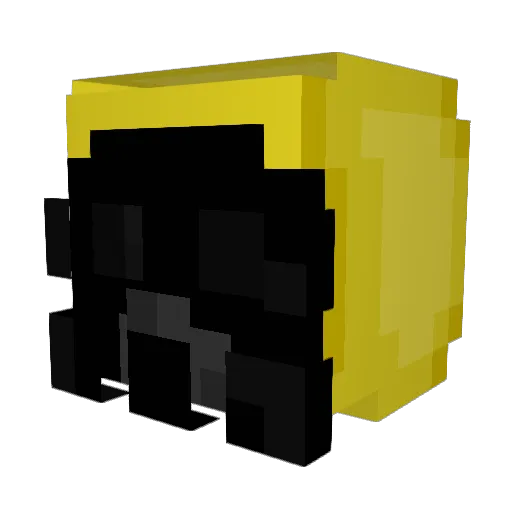 892b Minecraft avatar head, 3D render