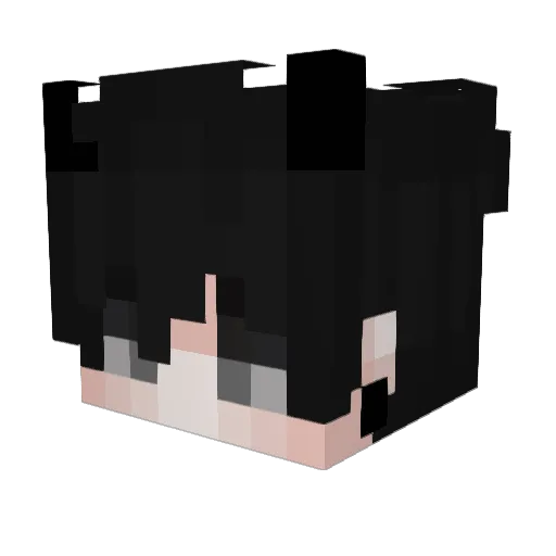 89em Minecraft avatar head, 3D render