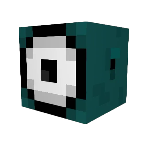 8Bll Minecraft avatar head, 3D render