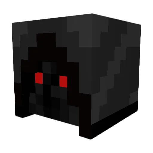 8CY Minecraft avatar head, 3D render